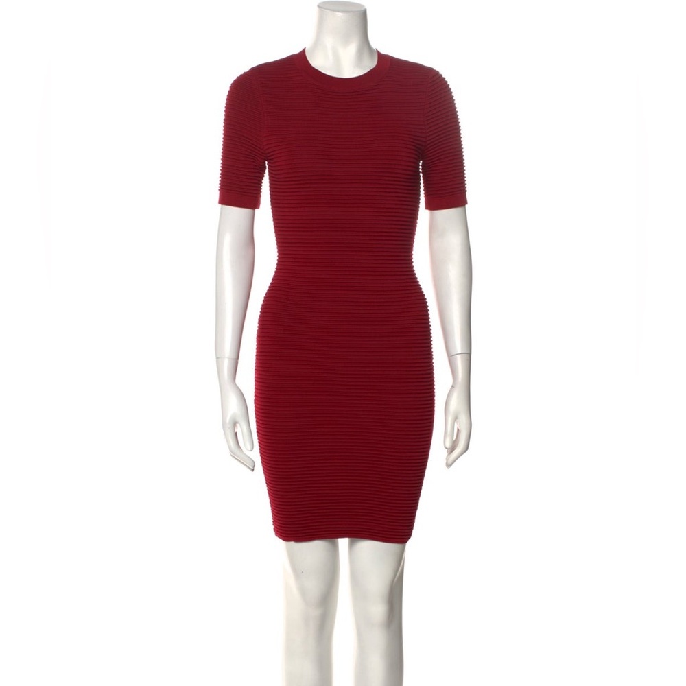 Ronny Kobo Ribbed Knit Sheath Dress Size S